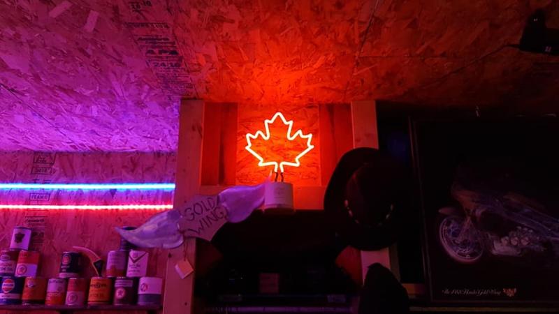 Some new Neon in the garage.