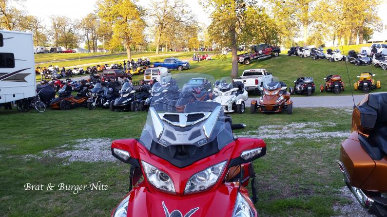 Some of the bikes at Burger nite
