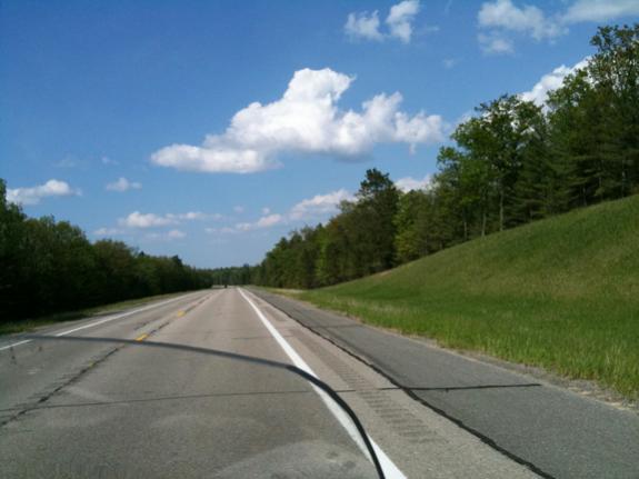 Somewhere on my way to the bridge.