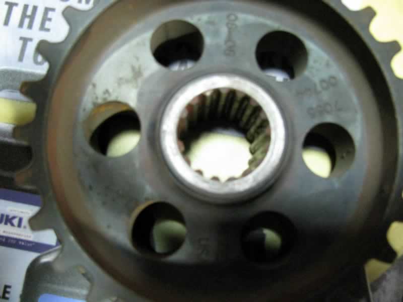 Splines are in good shape