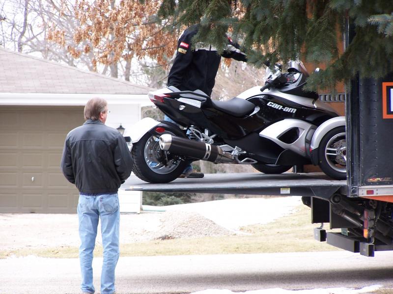 spydee being delivered