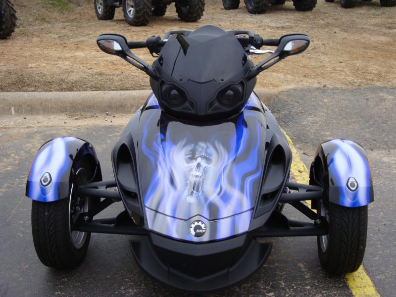 spyder after wrap front view