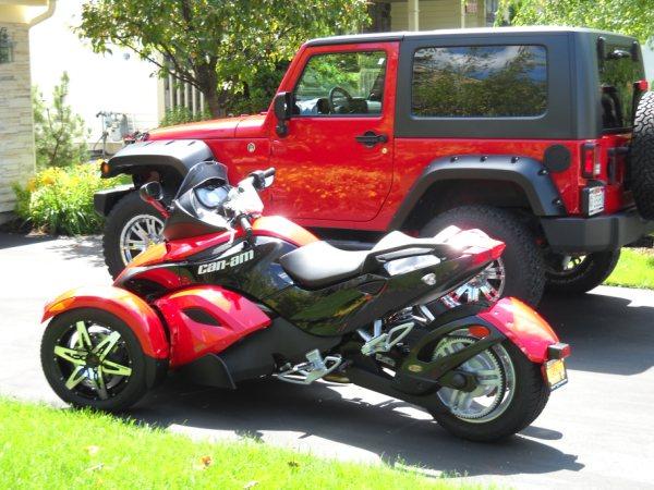 SPYDER AND JEEP WHAT A COMBO