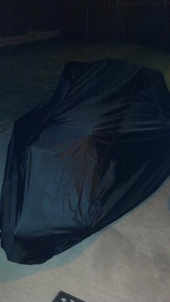 Spyder cover...until I get the 'Shed in a box'