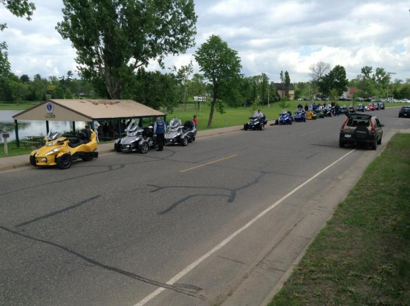 Spyder invasion in Grantsburg, WI