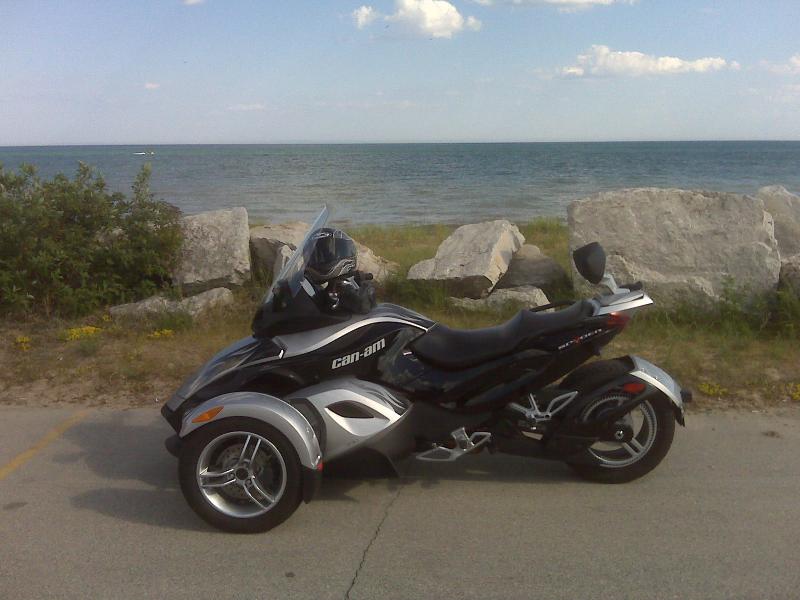 Spyder @ Lake Michigan