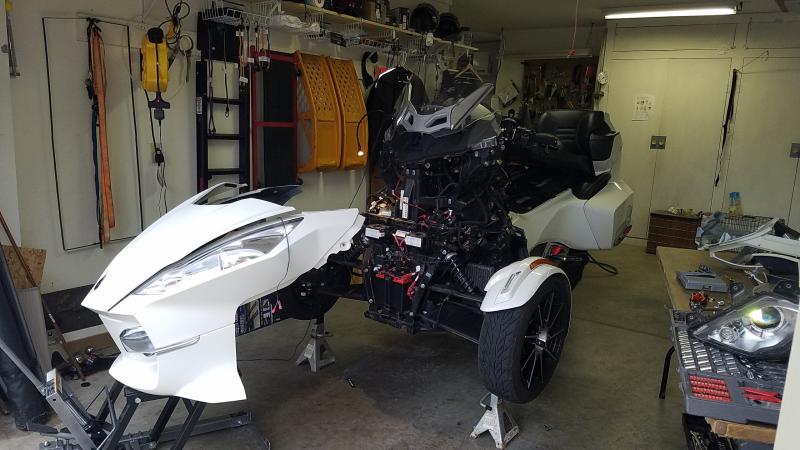 Spyder lifted and frunk removed