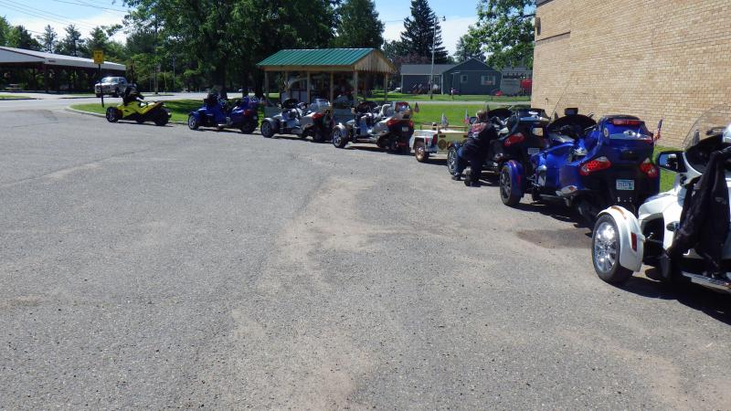 Spyder line up - Pine County Museum.