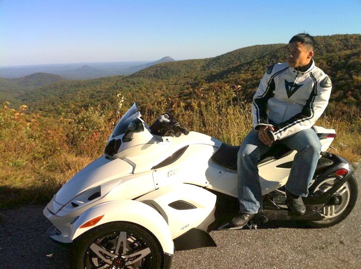 Spyder+Me+Georgia mountains = Heaven!