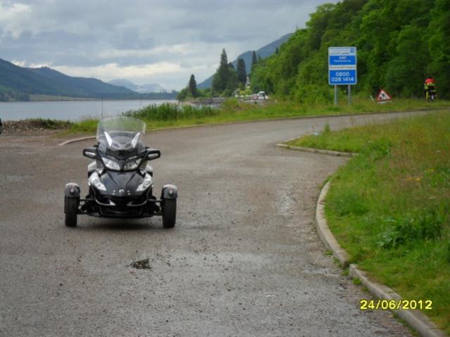 Spyder near Loch Lomond Scotland
