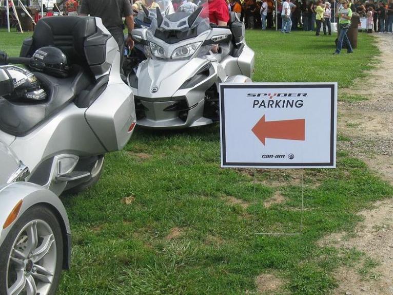 Spyder Parking - Where do you put 430+ Spyders?