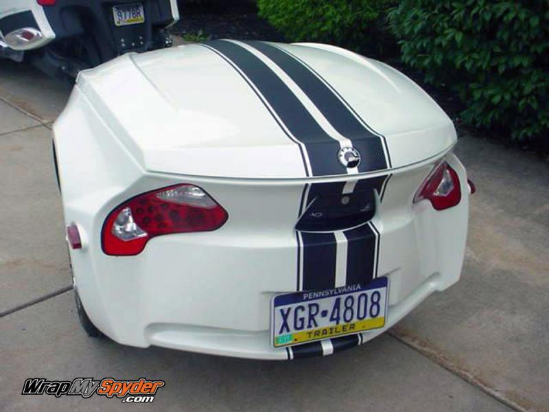 Spyder RT CF inserts RT 622 GT racing stripes