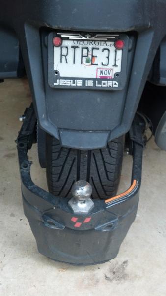 Spyder RT Rear Tire Rear View