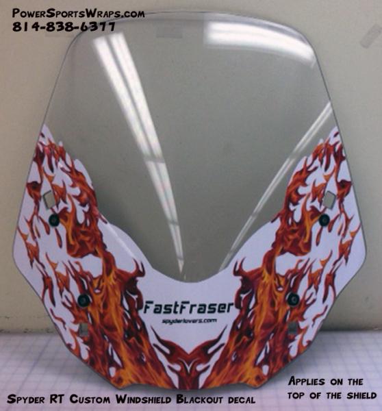 SPyder RT windshield Blackout 2