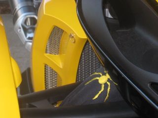 SPYDER Shock Cover w/Yellow Spyder - www.ebay.com