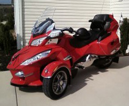 spyder side view with chrome