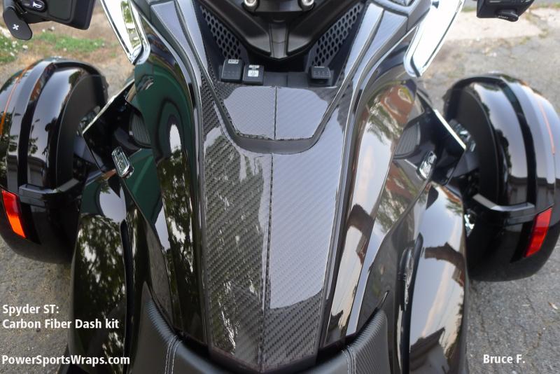 Spyder ST CF Dash kit 12 piece.  Available in many finishes and colors.  814-838-6377