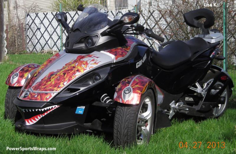 Spyder Teeth graphics kit.  ORDER 814-838-6377