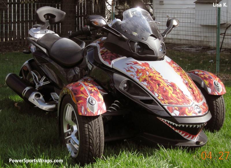 Spyder Teeth  & Hot Black Flame  Transparent