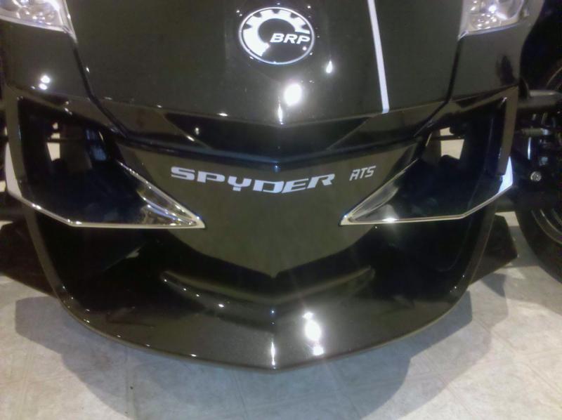 Spyder text on the  front nose is a cool touch..