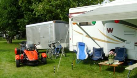 Spyder, trailer, & camper