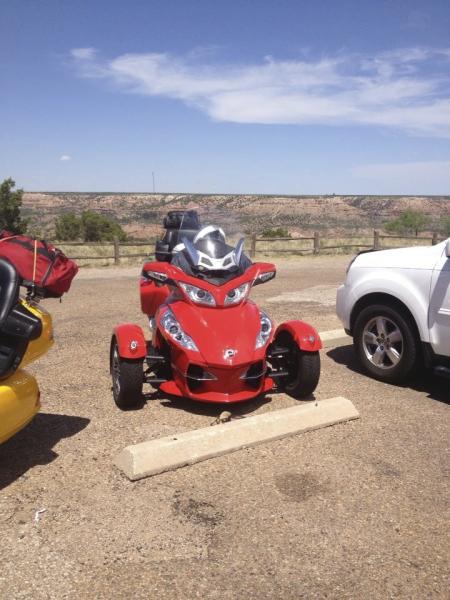 Spyder visits the Palo Duro Canyon