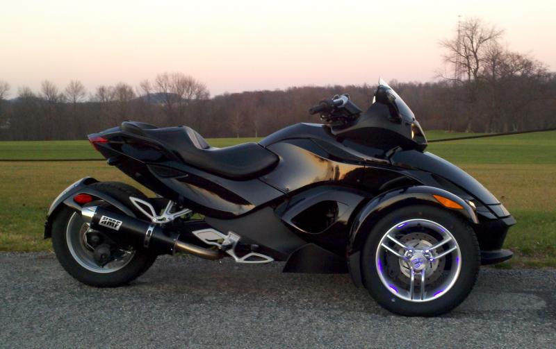 Spyder with HMF Exhaust