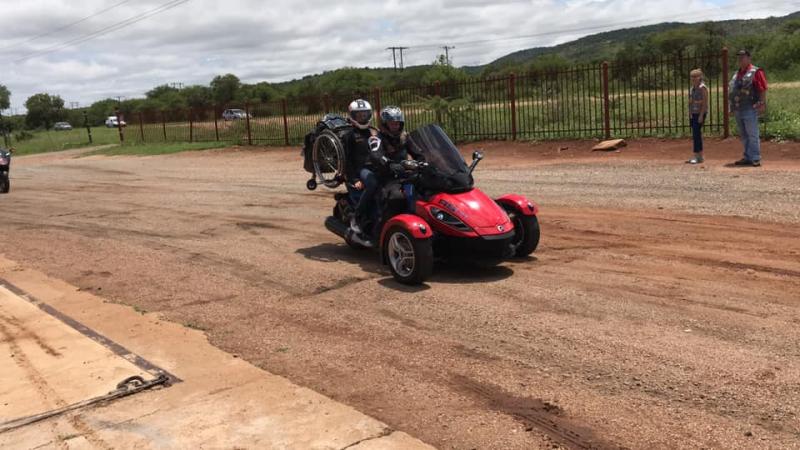 Spyder with wheelchair