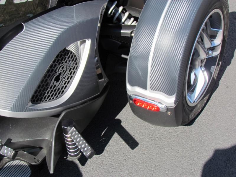 Spydergirl's Chrome and Red MudFlap light