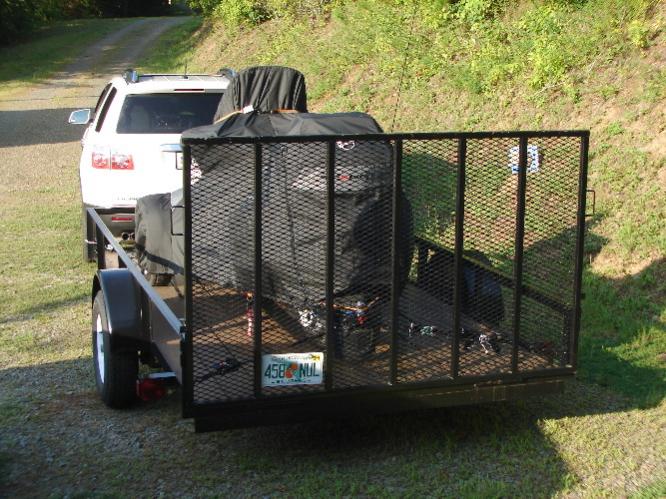SpyderRT loaded for ride to dealer in Cartersville GA for 6000 mile service.  Cover worked perfectly, BTW...