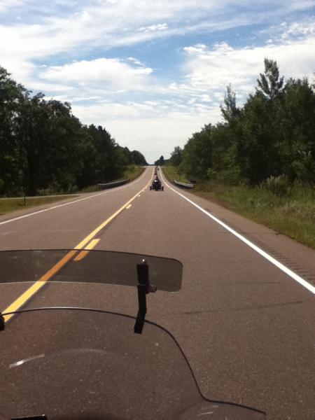 Spyders up the hill.