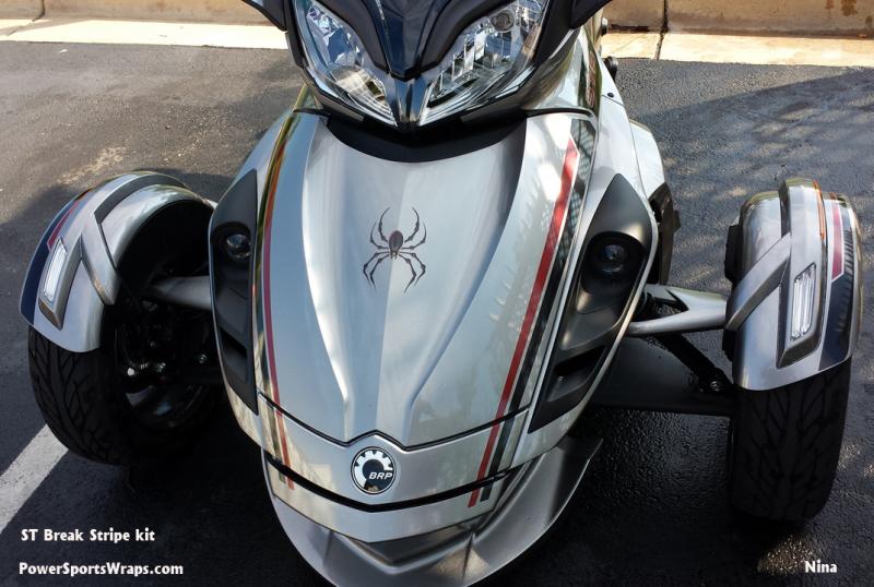 ST Break Stripe with small Bellerdine spider.