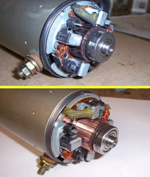 Starter Cleaning   before and after