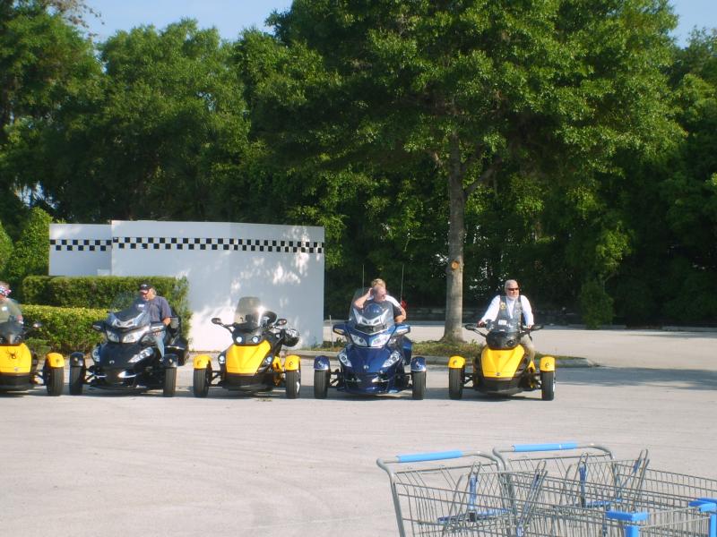 starting the line up of spyders