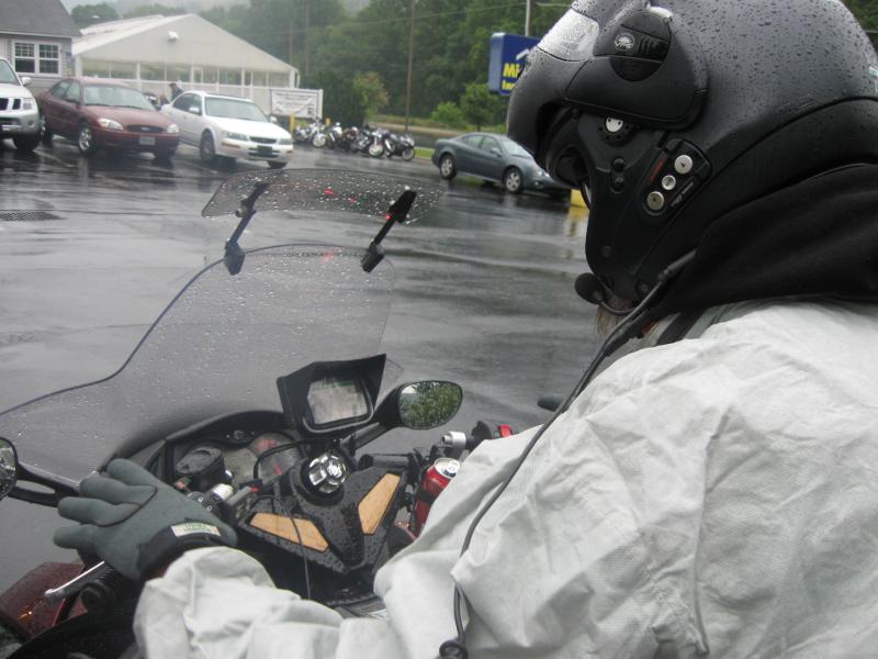 Still raining...let's go!