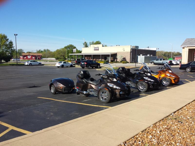 Stopped for the nite outside St. Louis