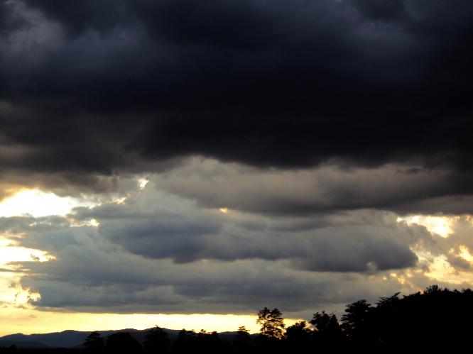 Storm moving in from Tennessee
