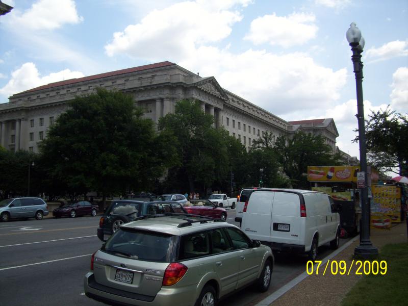 Street scene in Washington, DC.