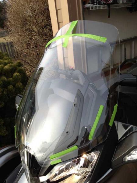 STS touring windshield