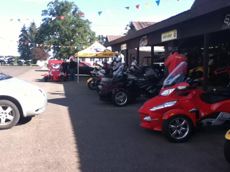 Suiting up and getting ready to ride!