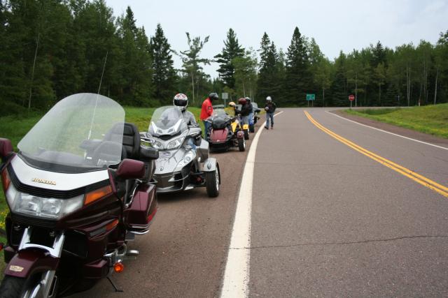 Suiting up with raingear (story of our years rides)