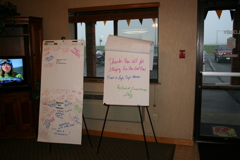 Super 8 - got into the spirit!