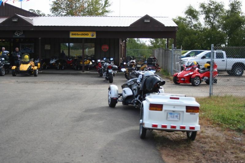 Surprise rider - "Big Arm" Larry came up from Iowa to ride with us.