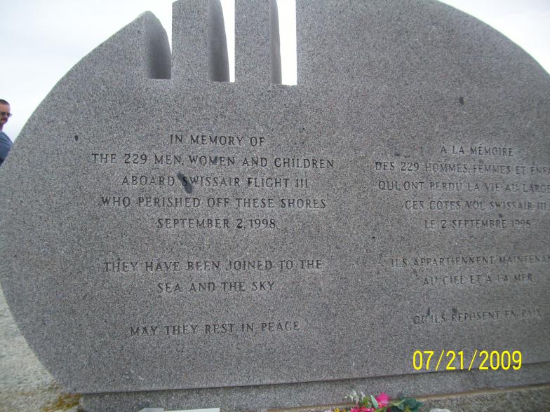 Swiss Air Sept 2, 1998.