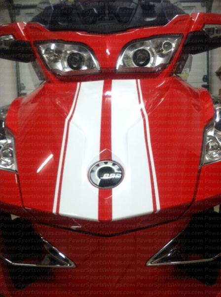 Take a look up the hood... Great install Anita.. Didn't she do a great install?  Yes, you can do it too..