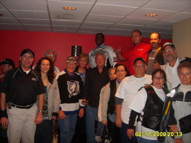 Tampa Spyder gang @ Hockey game