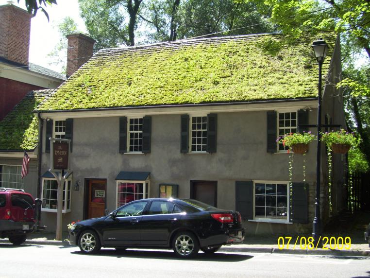 Tavern Restaurant est. 1779 in Abingdon, VA. There are plants growing on the roof!
Check it out. http://www.abingdontavern.com/history.htm