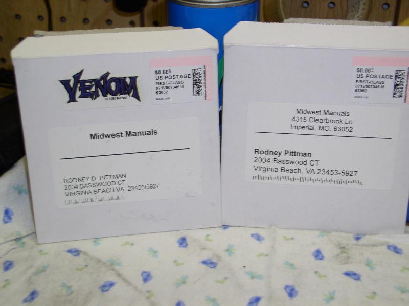 Tech manual and Shop trainig video on disk from ebay.