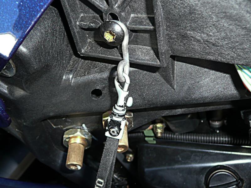 Tether home-made hook and quick release