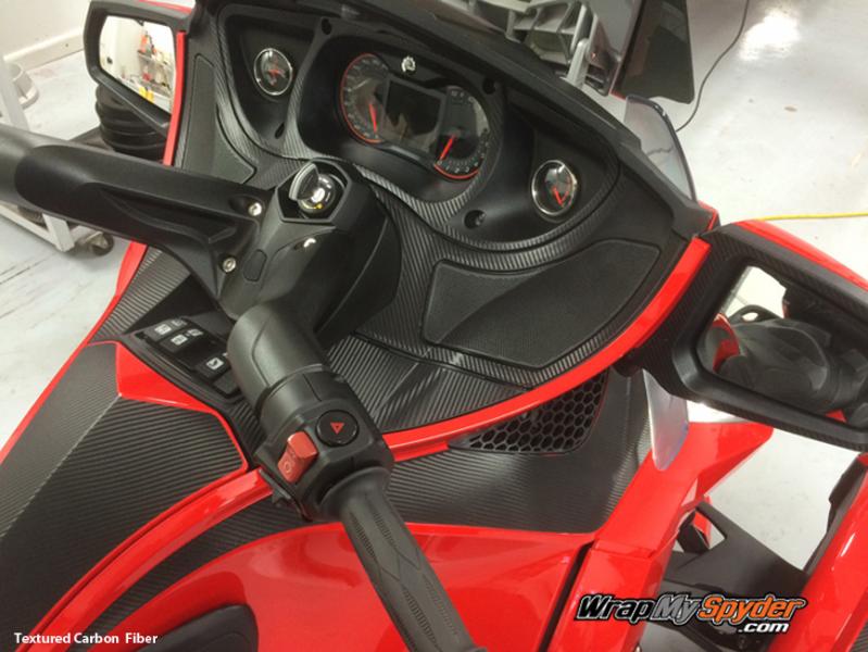 Textured Carbon Fiber RT Dash & glove2